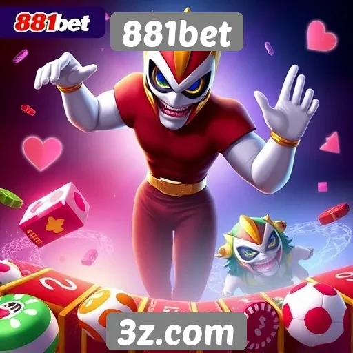 Variedade de jogos disponíveis no site 881bet
