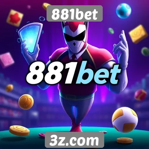 A variedade de jogos disponíveis na 881bet